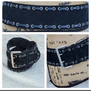 Wide u statement belt L‎